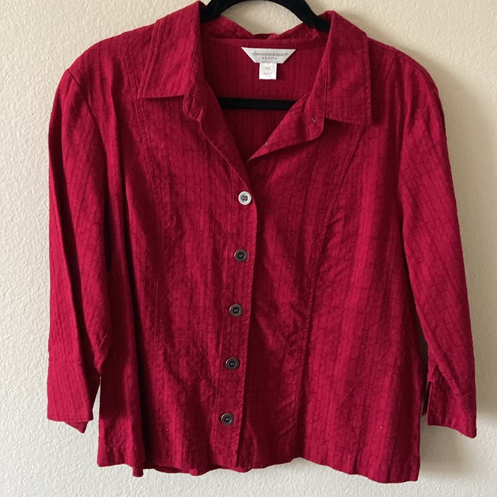 Christopher & Banks Petite Lightweight 100% Cotton